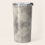 turkish floral - warm neutrals  Travel Mug Gallery Image 2