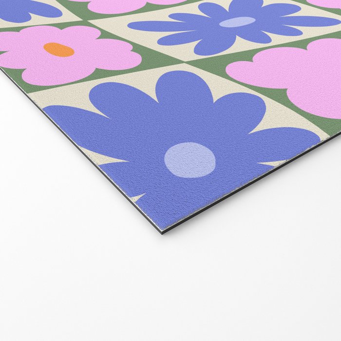 Floral seven Welcome Mat Gallery Image 2