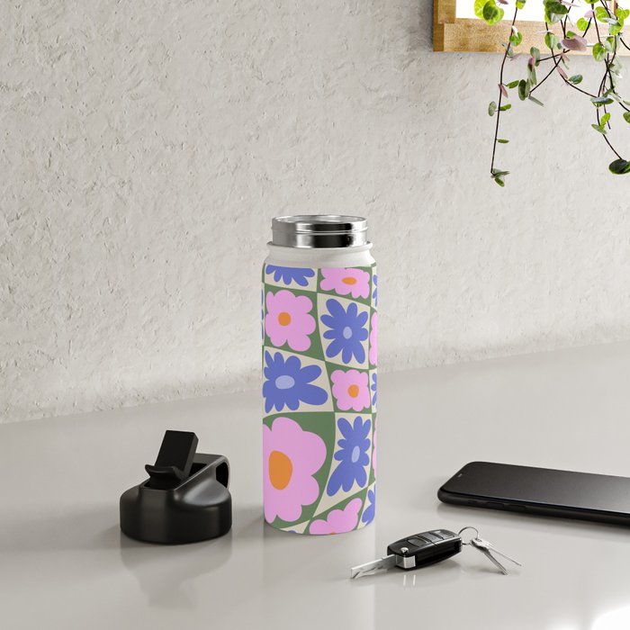 Floral seven Water Bottle Gallery Image 4
