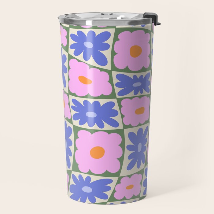 Floral seven Travel Mug Gallery Image 2