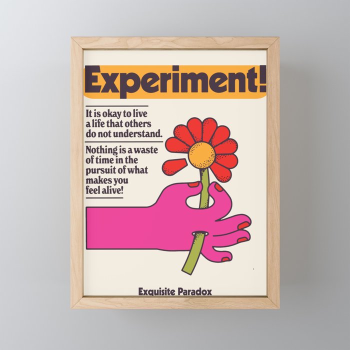 Experiment! Mini Art Print Gallery Image 1