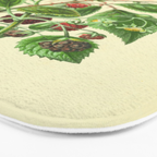 Blackberry and raspberry by Anne Pratt, 1800s (benefitting The Nature Conservancy) Bath Mat Gallery Image 3
