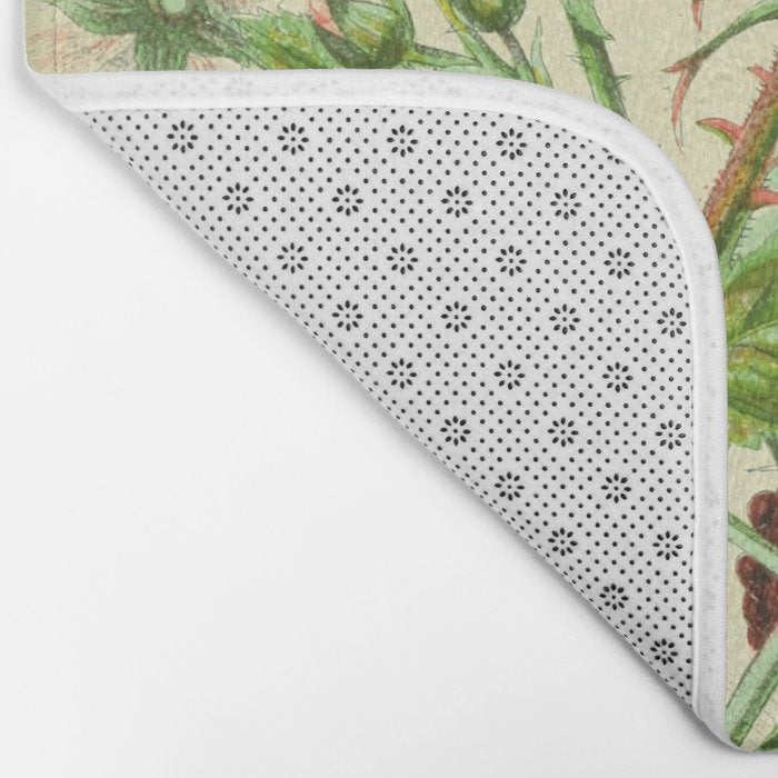 Blackberry and raspberry by Anne Pratt, 1800s (benefitting The Nature Conservancy) Bath Mat Gallery Image 2