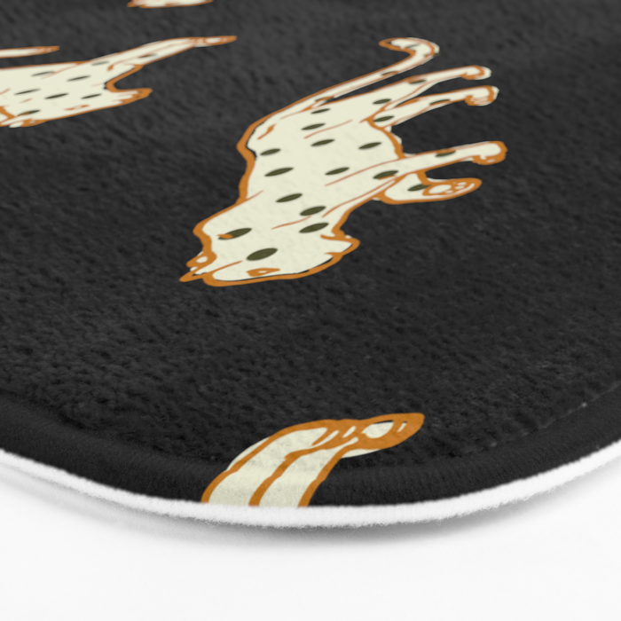 Leopard at Night Bath Mat Gallery Image 3