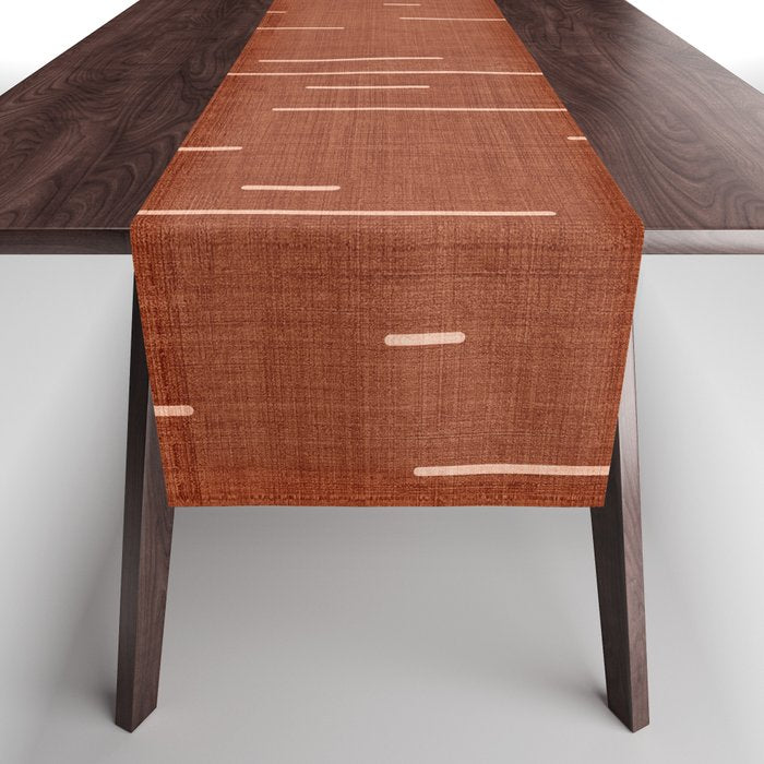 Downpour in Rust Table Runner Gallery Image 1