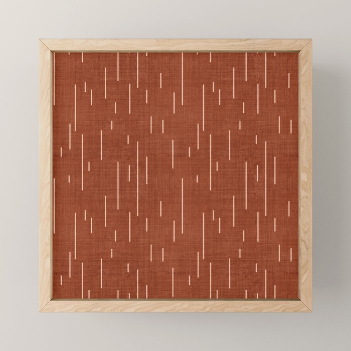 Downpour in Rust Mini Art Print Gallery Image 1