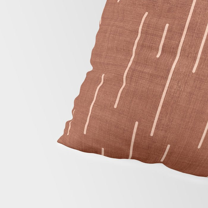Downpour in Rust Pillow Sham Gallery Image 4