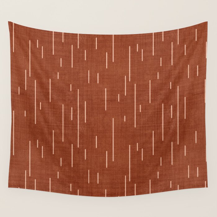 Downpour in Rust Wall Tapestry Gallery Image 1