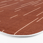 Downpour in Rust Bath Mat Gallery Image 3