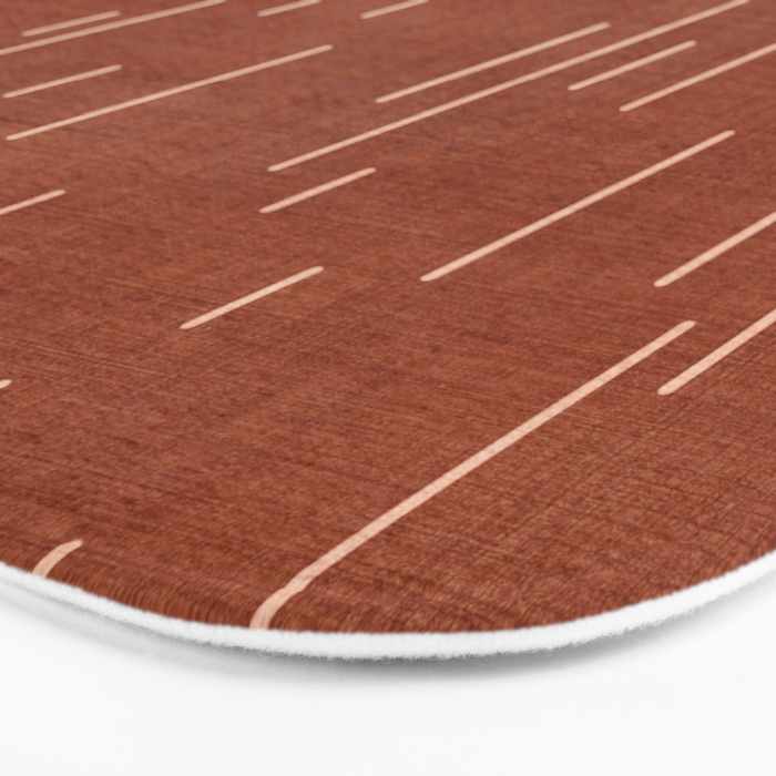 Downpour in Rust Bath Mat Gallery Image 3