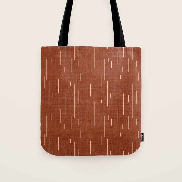 Downpour in Rust Tote Bag Gallery Image 1