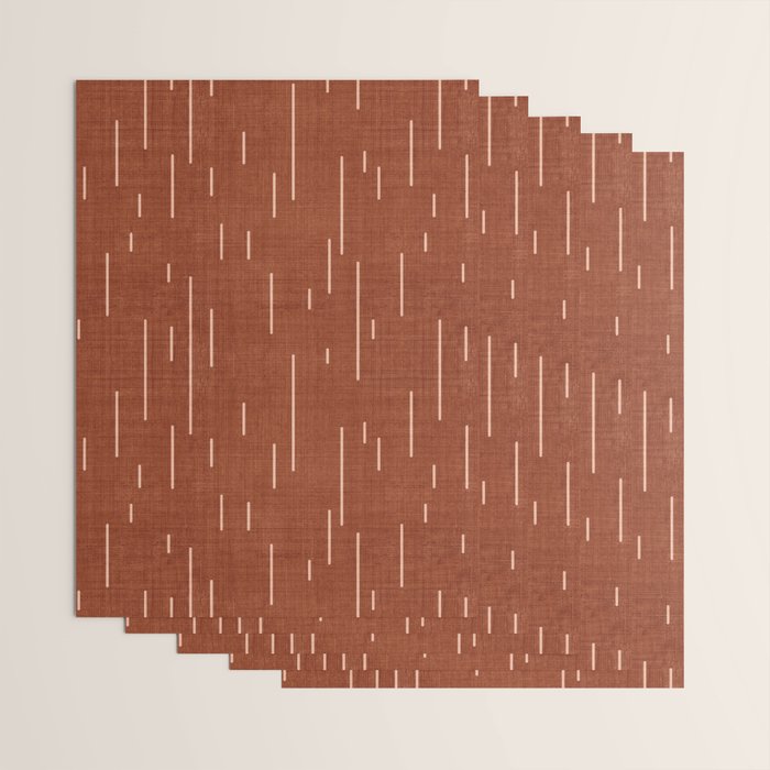 Downpour in Rust Wrapping Paper Gallery Image 3