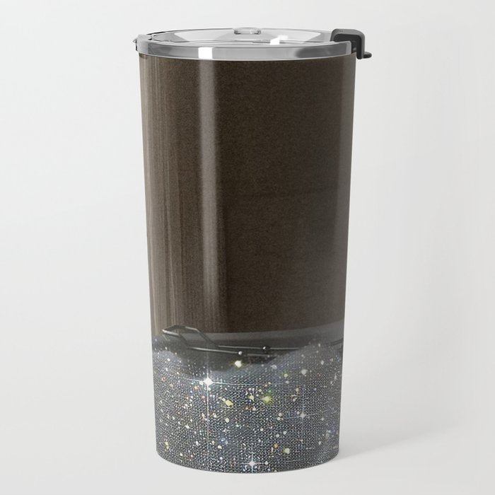PERFECT MORNING | digital art collage by Yana Potter | bathroom aesthetic | chill and relax vibes  Travel Mug Gallery Image 2