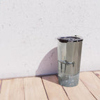 PERFECT MORNING | digital art collage by Yana Potter | bathroom aesthetic | chill and relax vibes  Travel Mug Gallery Image 4