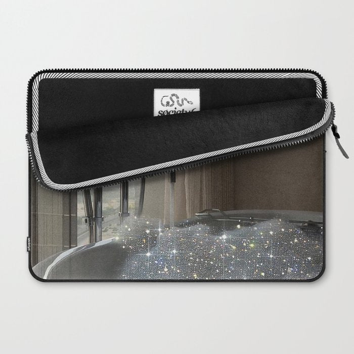 PERFECT MORNING | digital art collage by Yana Potter | bathroom aesthetic | chill and relax vibes  Laptop Sleeve Gallery Image 2
