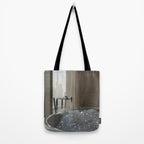 PERFECT MORNING | digital art collage by Yana Potter | bathroom aesthetic | chill and relax vibes  Tote Bag Gallery Image 2