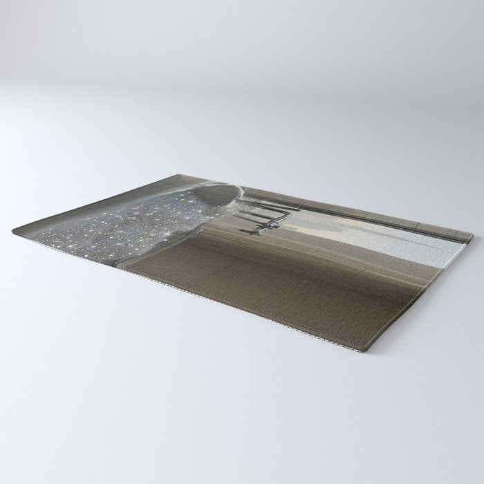 PERFECT MORNING | digital art collage by Yana Potter | bathroom aesthetic | chill and relax vibes  Rug Gallery Image 3