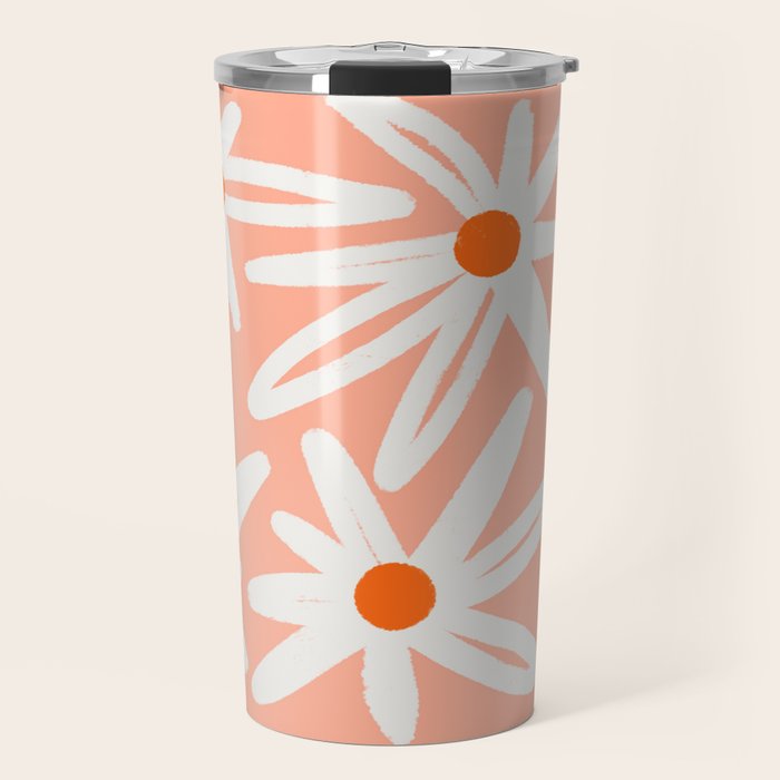 Happy Daisies Travel Mug Gallery Image 1