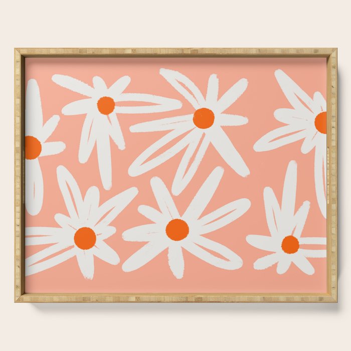 Happy Daisies Serving Tray Gallery Image 1