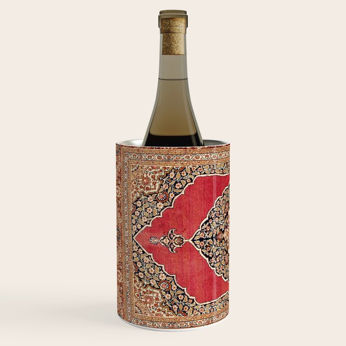 Tabriz  Antique West Persian Azerbaijan Carpet Print Wine Chiller Gallery Image 2