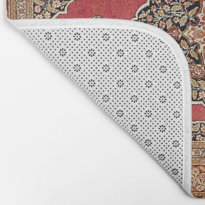 Tabriz  Antique West Persian Azerbaijan Carpet Print Bath Mat Gallery Image 2