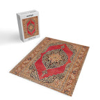 Tabriz  Antique West Persian Azerbaijan Carpet Print Jigsaw Puzzle Gallery Image 2