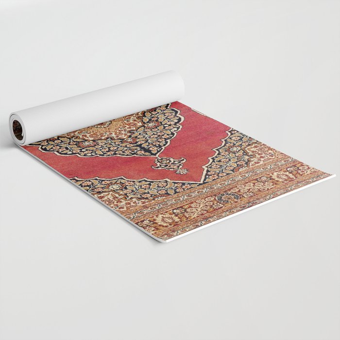 Tabriz  Antique West Persian Azerbaijan Carpet Print Yoga Mat Gallery Image 2