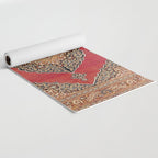 Tabriz  Antique West Persian Azerbaijan Carpet Print Yoga Mat Gallery Image 2