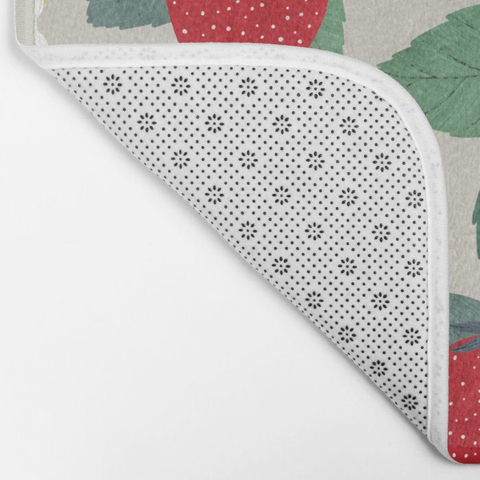 Fruit market Paris retro inspiration Bath Mat Gallery Image 2