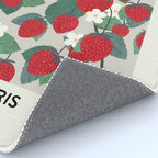 Fruit market Paris retro inspiration Rug Gallery Image 4