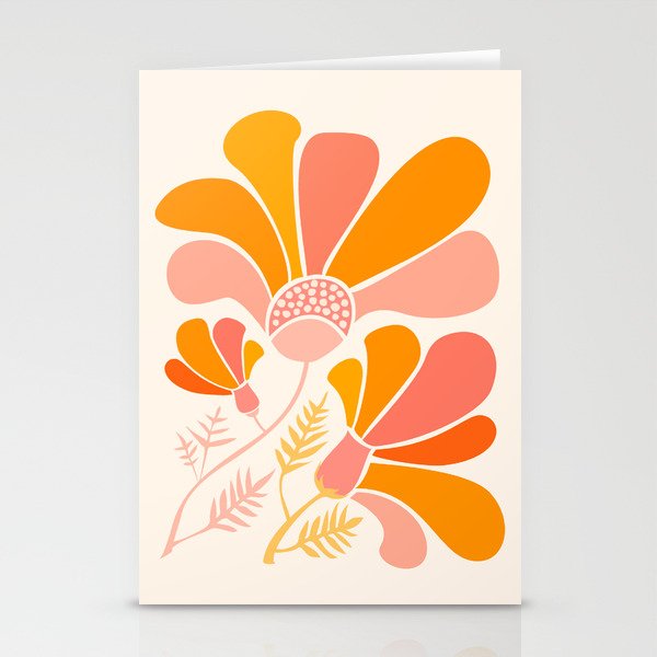 Floral Disco Party - 70s Style Wildflowers Stationery Card Gallery Image 2