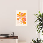 Floral Disco Party - 70s Style Wildflowers Poster Gallery Image 2