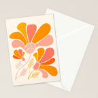 Floral Disco Party - 70s Style Wildflowers Stationery Card Gallery Image 2