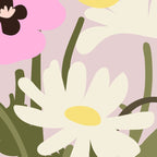 Flower market, Bern, Abstract botanical art Coffee Mug Gallery Image 2