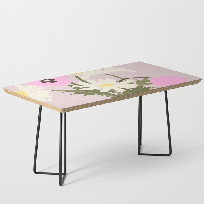 Flower market, Bern, Abstract botanical art Coffee Table Gallery Image 1