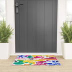 Candy In The Milky Way Galaxy Original Painting by Ejaaz Haniff Acrylic Painting Abstract Art Shapes Pattern Fun Colorful Shapes Welcome Mat Gallery Image 3