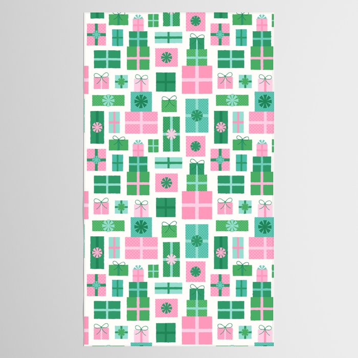 Oh What Fun - Pink and Green Tablecloth Gallery Image 2