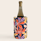 Abstract vintage flower art pattern Wine Chiller Gallery Image 3