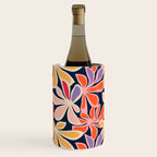 Abstract vintage flower art pattern Wine Chiller Gallery Image 2