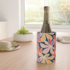 Abstract vintage flower art pattern Wine Chiller Gallery Image 4