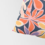 Abstract vintage flower art pattern Pillow Sham Gallery Image 4