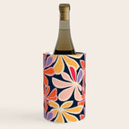 Abstract vintage flower art pattern Wine Chiller Gallery Image 1