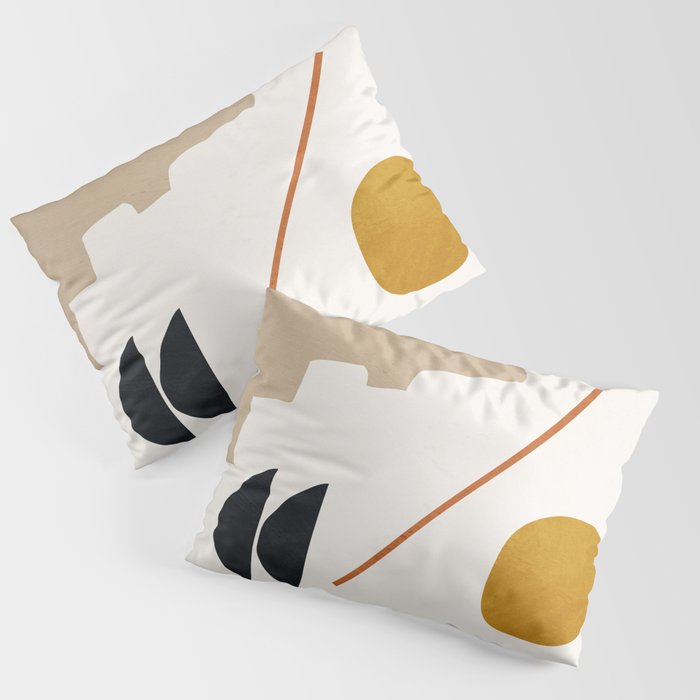 abstract minimal 6 Pillow Sham Gallery Image 1