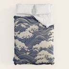 Endless Kanagawa Waves Comforter Gallery Image 6