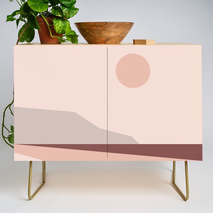 Abstract Landscape 02 Credenza Gallery Image 1