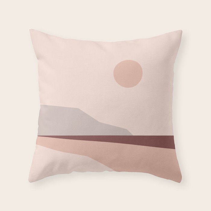 Abstract Landscape 02 Throw Pillow Gallery Image 6