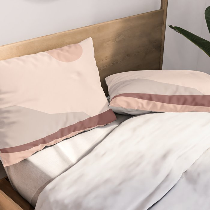 Abstract Landscape 02 Pillow Sham Gallery Image 2