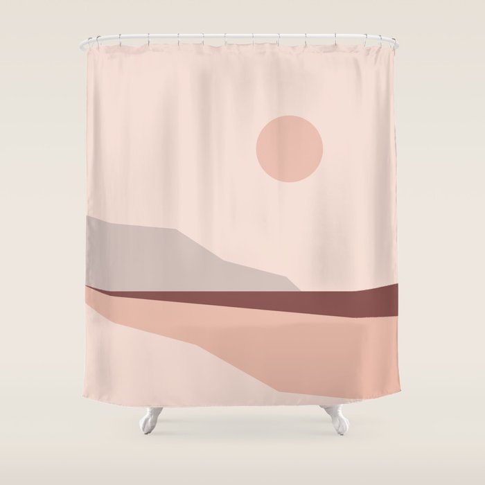 Abstract Landscape 02 Shower Curtain Gallery Image 1