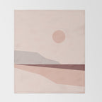 Abstract Landscape 02 Throw Blanket Gallery Image 2