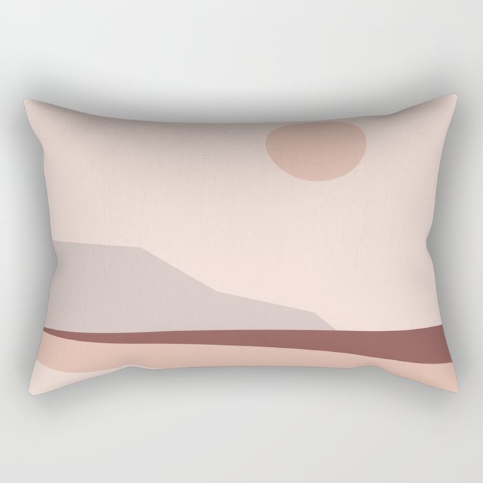 Abstract Landscape 02 Rectangular Pillow Gallery Image 2